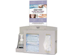 Bowman Cover Your Cough Compliance Dispenser Kit, 3 Compartments, Quartz Beige (BD201-0012)