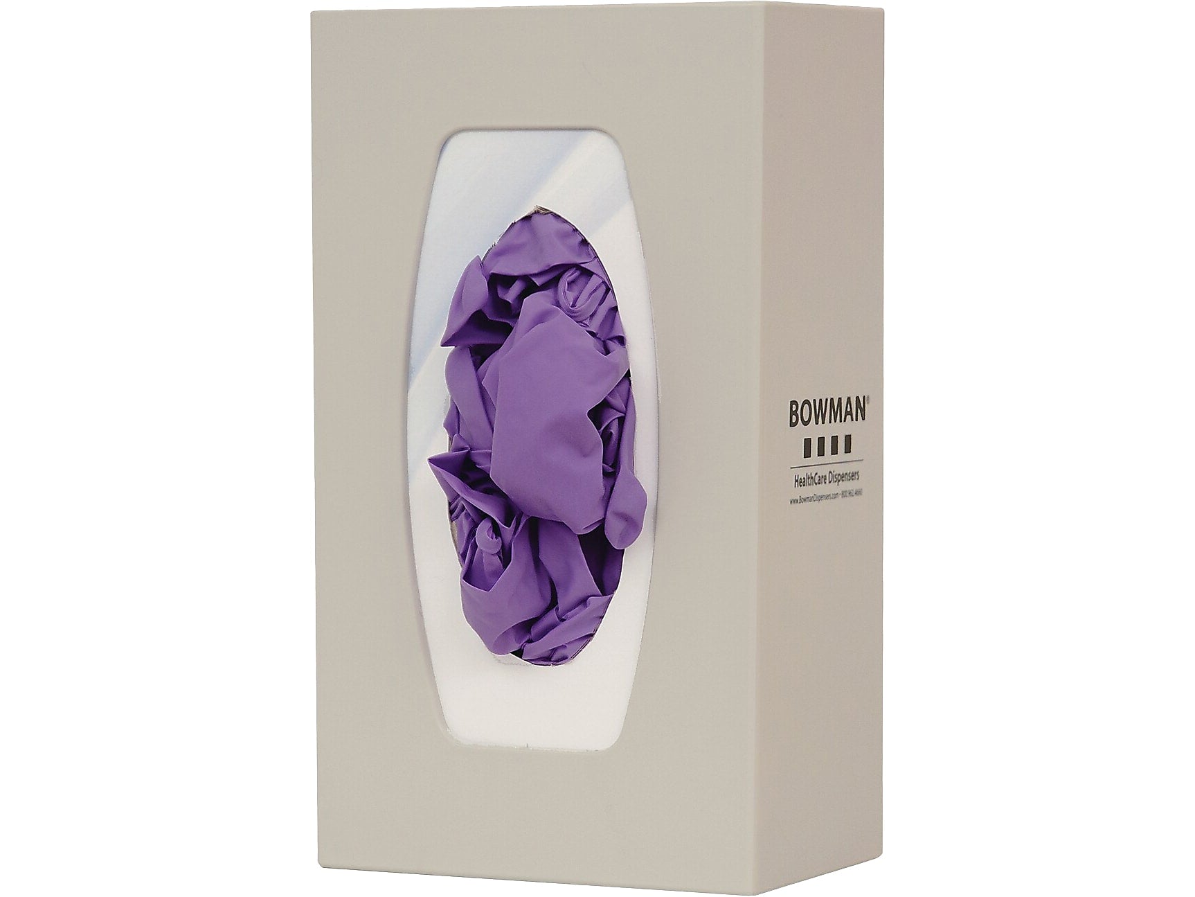 Bowman Glove Box Dispenser, 1 Compartment, Quartz Beige (GL100-0212)