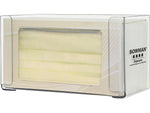 Bowman Face Mask Dispenser, 1 Compartment, Clear (FP-038)
