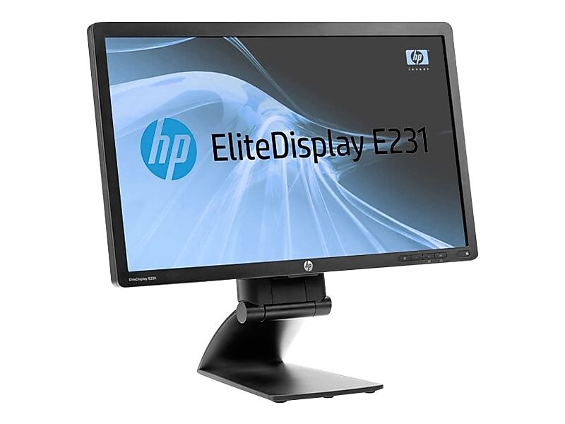 HP EliteDisplay E231 Refurbished 23" LED Monitor, Black