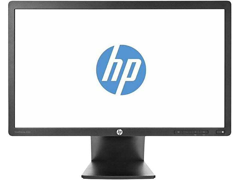 HP EliteDisplay E221 Refurbished 21.5" LED Monitor, Black