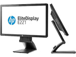 HP EliteDisplay E221 Refurbished 21.5" LED Monitor, Black