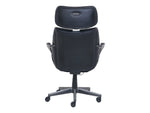 Beautyrest Bonded Leather Computer and Desk Chair, Black/Gray (51546)