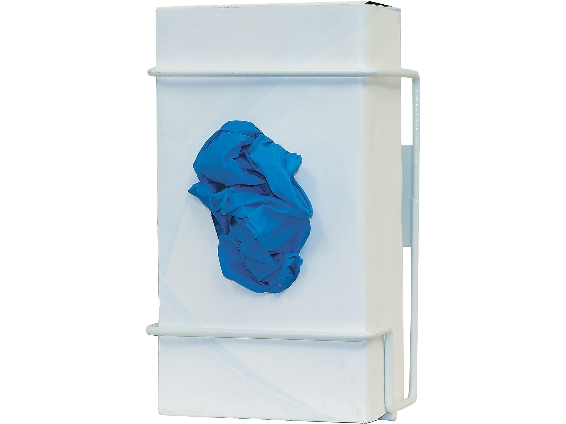 Bowman Glove Box Dispenser, 1-Compartment, White (GL011-0613)