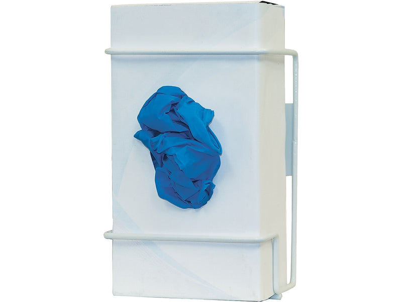 Bowman Glove Box Dispenser, 1-Compartment, White (GL011-0613)