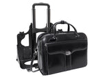 McKleinUSA Berkeley W Series Leather Rolling Briefcase, Black (97045)