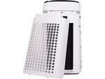 Sharp Plasmacluster True HEPA Console Air Purifier, 3-Speed, White/Black (FX-J80UW)