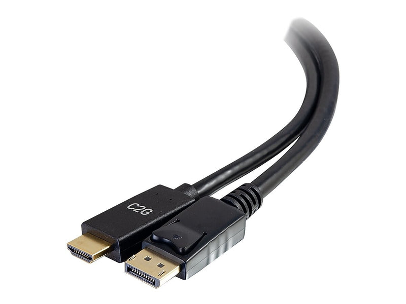 C2G 54433 6' DisplayPort/HDMI Audio/Video Cable, Black