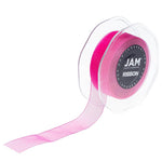 JAM PAPER Sheer Ribbon, Hot Pink (2133717011)