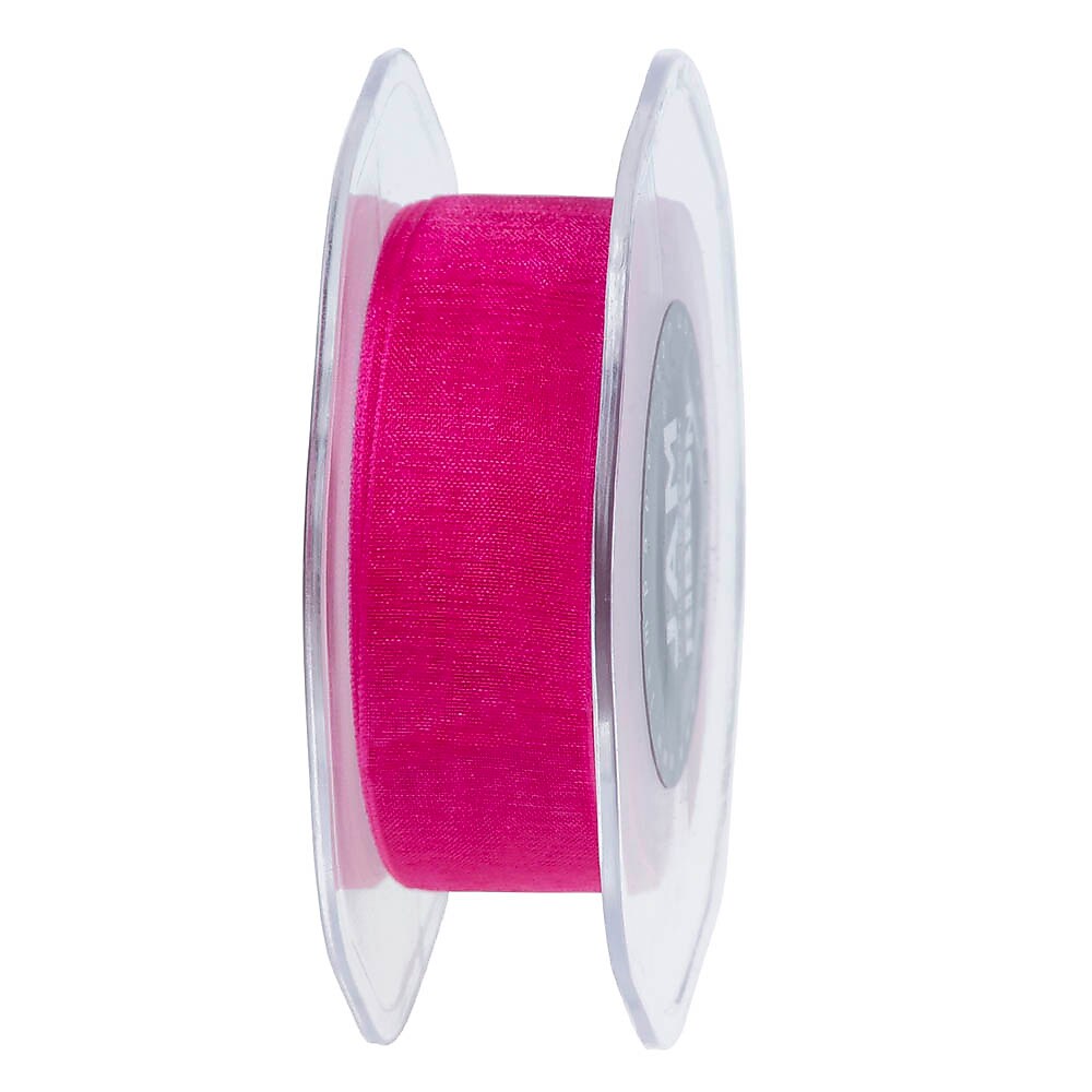 JAM PAPER Sheer Ribbon, Hot Pink (2133717011)
