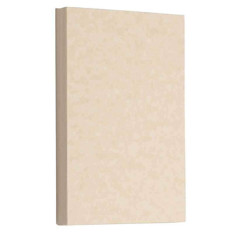JAM PAPER Blank Flat Note Cards, 3 1/2" x 4 7/8", Natural Parchment, 50/pack (217512693)