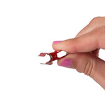 JAM Paper Bulldog Clip, Red, 25/Pack (21632817)