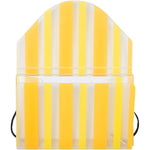 JAM Paper Business Card Cases, 20-Card Capacity, Yellow/Orange Striped (2500 210)