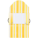 JAM Paper Business Card Cases, 20-Card Capacity, Yellow/Orange Striped (2500 210)