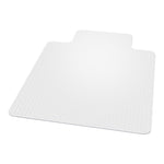 ES Robbins EverLife Carpet Chair Mat with Lip, 36" x 48'', Low-Pile, Clear (ESR120023)