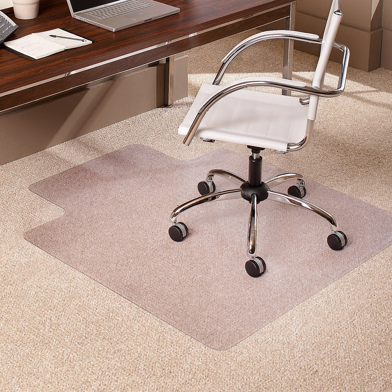 ES Robbins EverLife Carpet Chair Mat with Lip, 36" x 48'', Low-Pile, Clear (ESR120023)