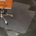 ES Robbins Natural Origins Hard Floor Chair Mat with Lip, 45" x 53'', Clear Biopolymer (ESR143012)