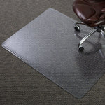 E.S. Robbins Anchormat Carpet Chair Mat, 46" x 60'', Low-Pile, Clear (ESR120321)