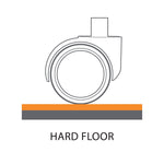 ES Robbins EverLife Hard Floor Chair Mat with Lip, 45" x 53'', Clear (ESR131823)