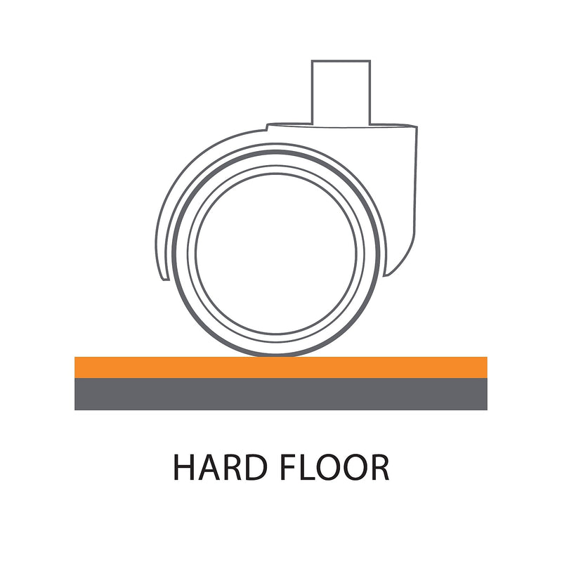 ES Robbins EverLife Hard Floor Chair Mat with Lip, 45" x 53'', Clear (ESR131823)