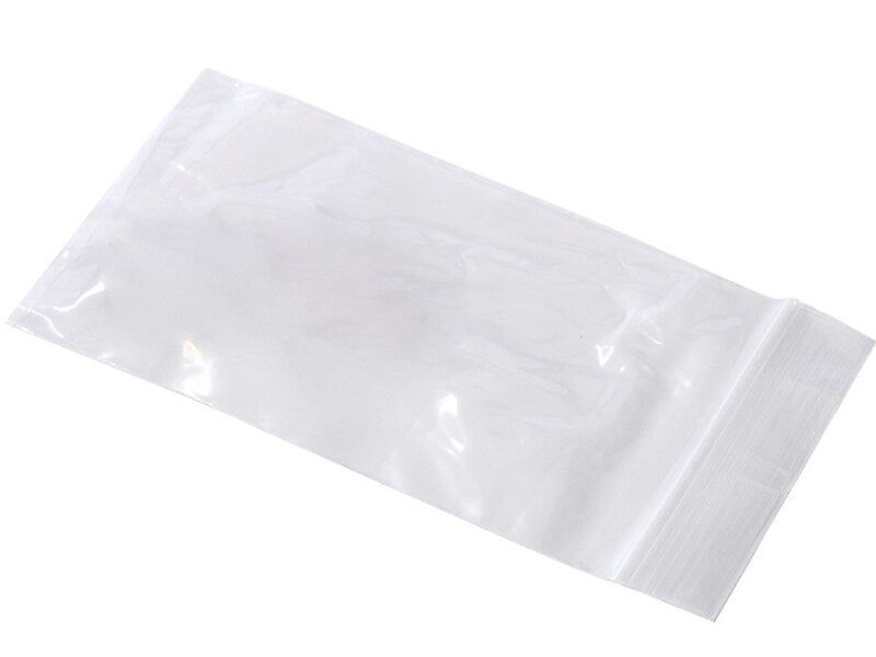 2" x 8" Reclosable Poly Bags, 2 Mil, Clear, 1000/Carton (3535A)