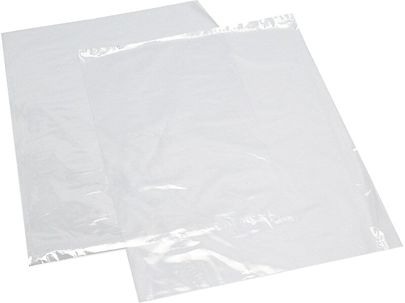 8" x 8" Layflat Poly Bags, 1.5 Mil, Clear, 1000/Carton (125)