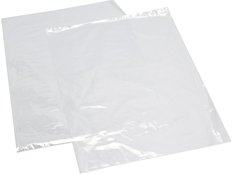 8" x 12" Layflat Poly Bags, 6 Mil, Clear, 1000/Carton (8300)