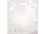 15" x 19" Gusseted Poly Bags, 2.25 Mil, White, 500/Carton (6730)
