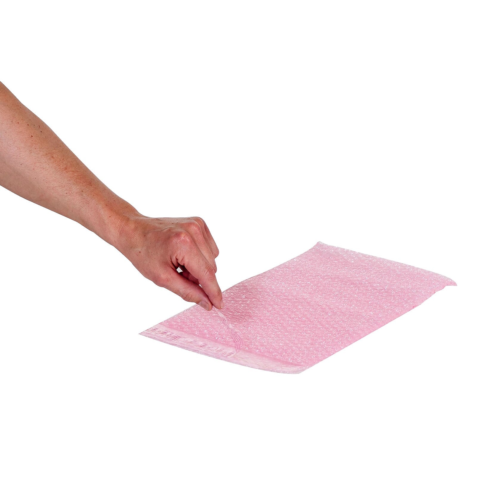 12" x 15 1/2" 3/16" Anti-Static Self-Seal Bubble Pouches, 200/Carton (CBOB1215AS)