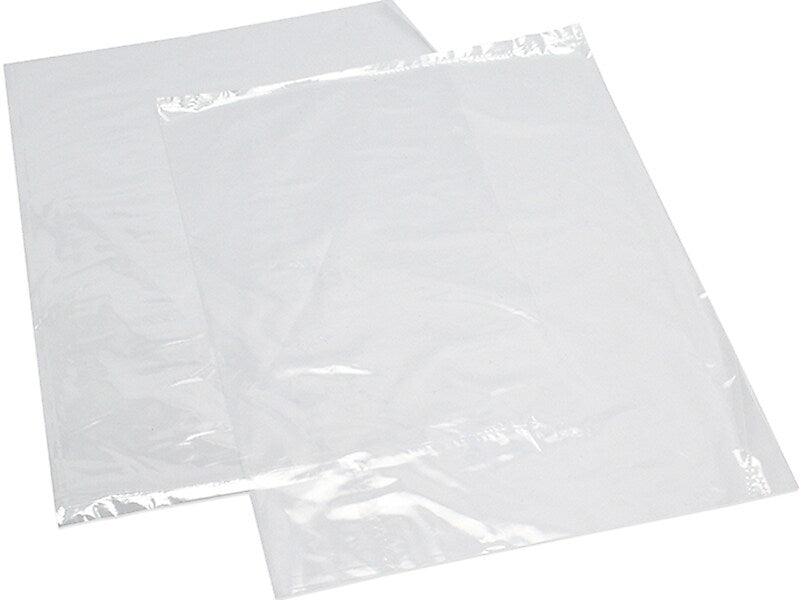 4" x 24" Layflat Poly Bags, 2 Mil, Clear, 1000/Carton (408)