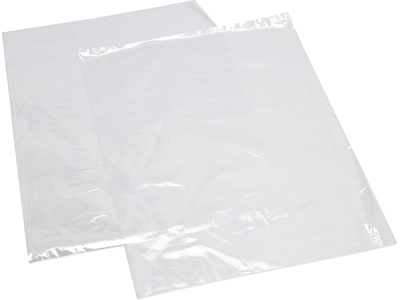 9" x 15" Flat Poly Bags, 2 Mil, Clear, 1000/Carton (PB482)