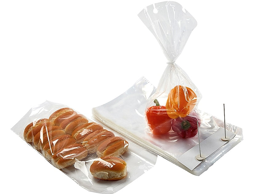 9" x 15" Gusseted Poly Bags, 1 Mil, Clear, 1000/Carton (8026)