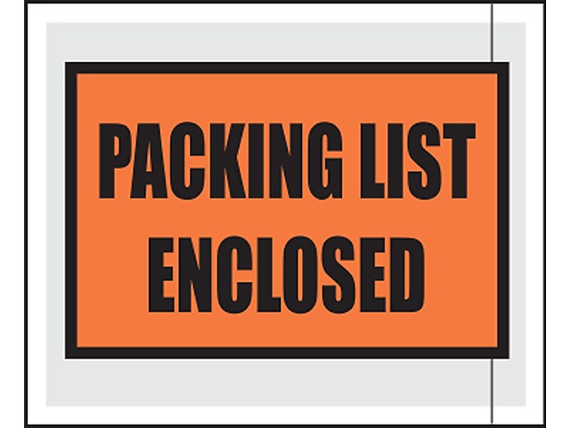 6 1/2 x 10", "Clear Face" Document Envelopes, Clear, 1000/Carton(PL476)