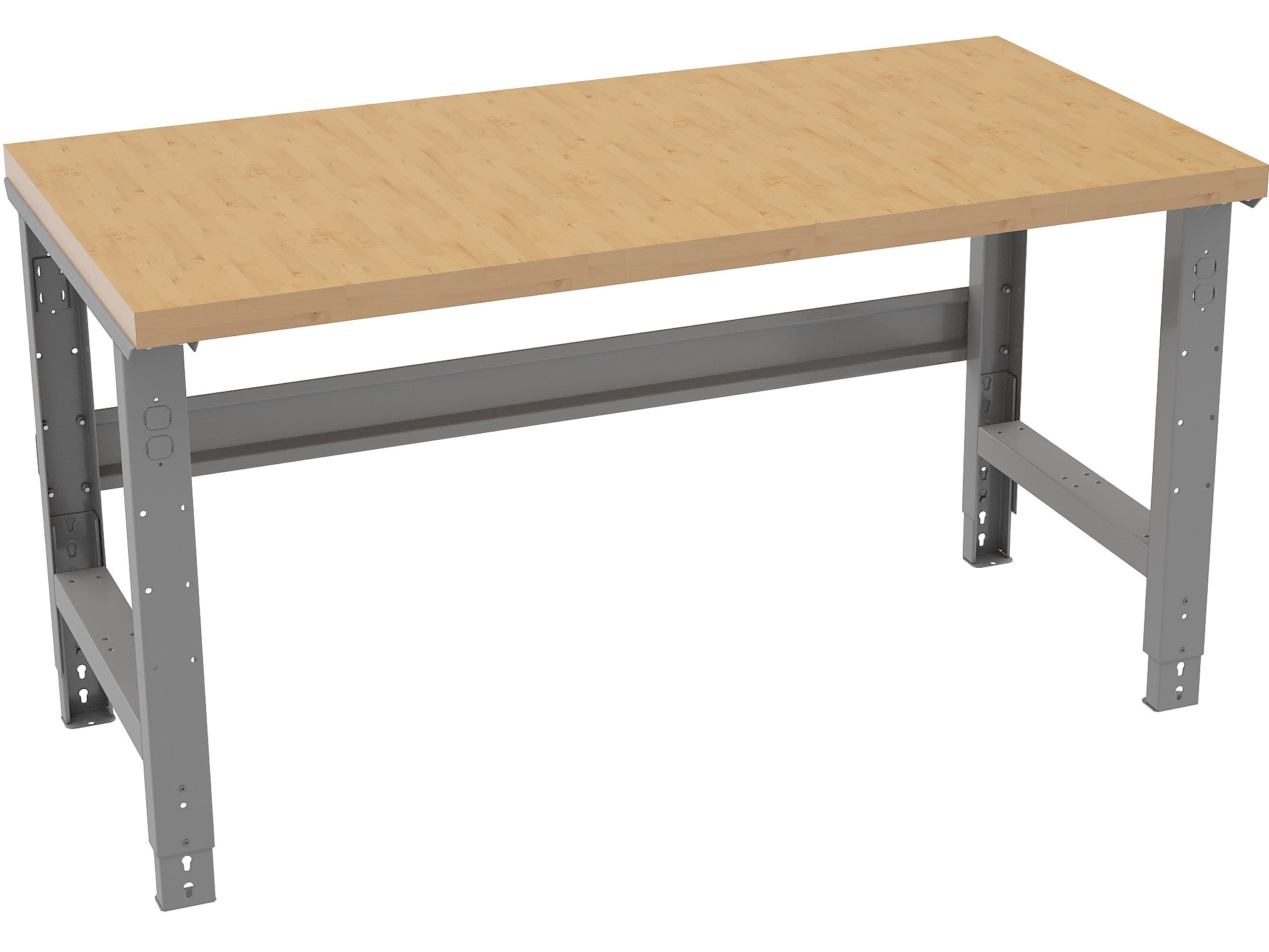 Tennsco 60" Workbench, Medium Gray (WBA-1-3060W-MGY)