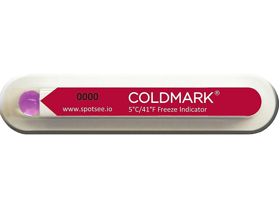 ShockWatch ColdMark 41-Degree Fahrenheit Temperature Indicator, 100/Box (CM 5/41)