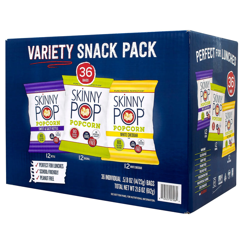 Skinny Pop Variety Popcorn, 36/Box (220-01049)