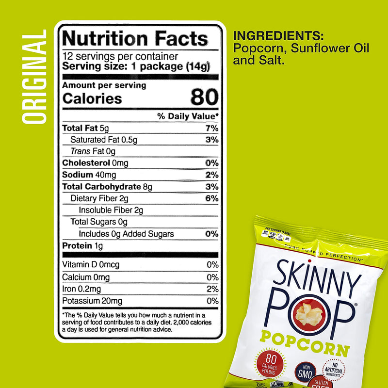 Skinny Pop Variety Popcorn, 36/Box (220-01049)