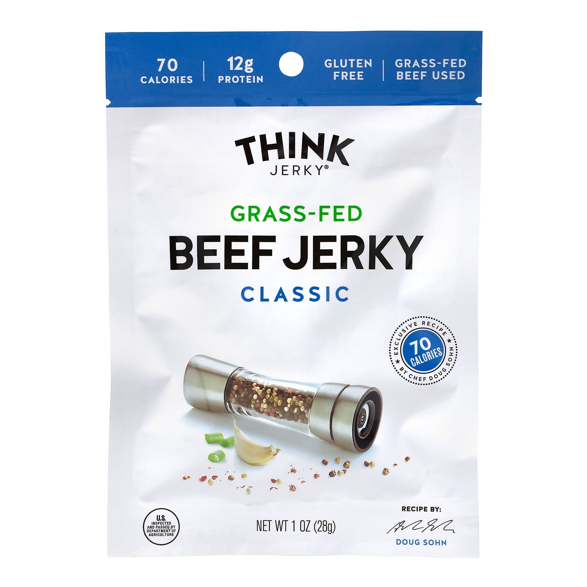 Think Jerky Beef Jerky, 1 oz., 12/Pack (220-00984)