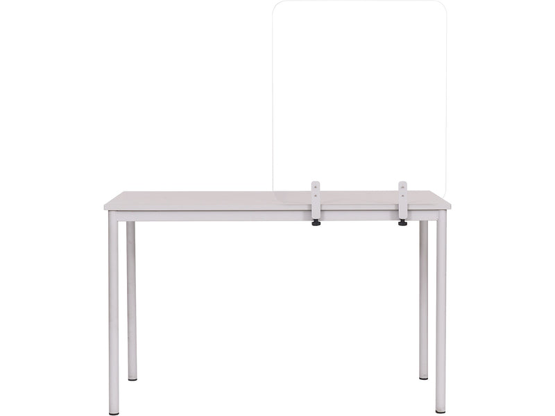 MasterVision Protector Series 35.4" x 55.1" Glass Non-Tackable Desktop Divider, Clear (GL3501393)