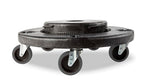 Rubbermaid Brute Plastic Quiet Dolly, Black (FG264043BLA)
