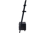 Winsome Bellamy 2-Shelf 69"H Leaning Bookcase, Black (29522)