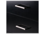 Winsome Bellamy 2-Shelf 69"H Leaning Bookcase, Black (29522)