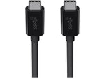 Belkin 3.3' USB C Male/C Male Cable, Black (F2CU052BT1M-BLK)