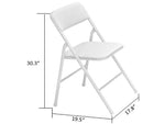 Cosco Folding Table and Chair Set, 34" x 34", Tan (14551WHD1E)