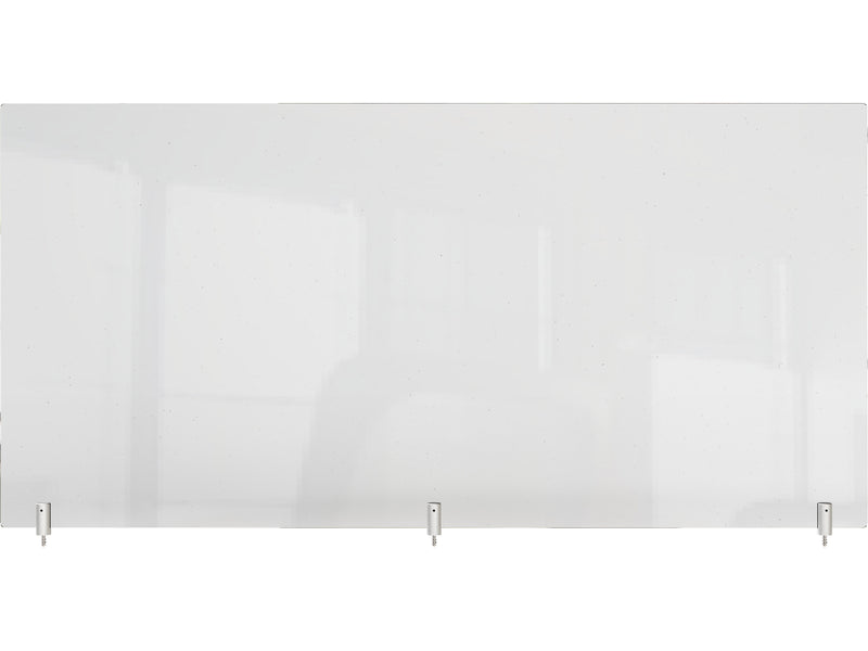 Ghent Screw 18" x 48" Acrylic Non-tackable Panel Extender, Clear (PEC1848-H)