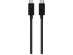Belkin 2.6' USB Thunderbolt 3 USB-C to USB-C Cable, Black (F2CD084BT0.8MBK)