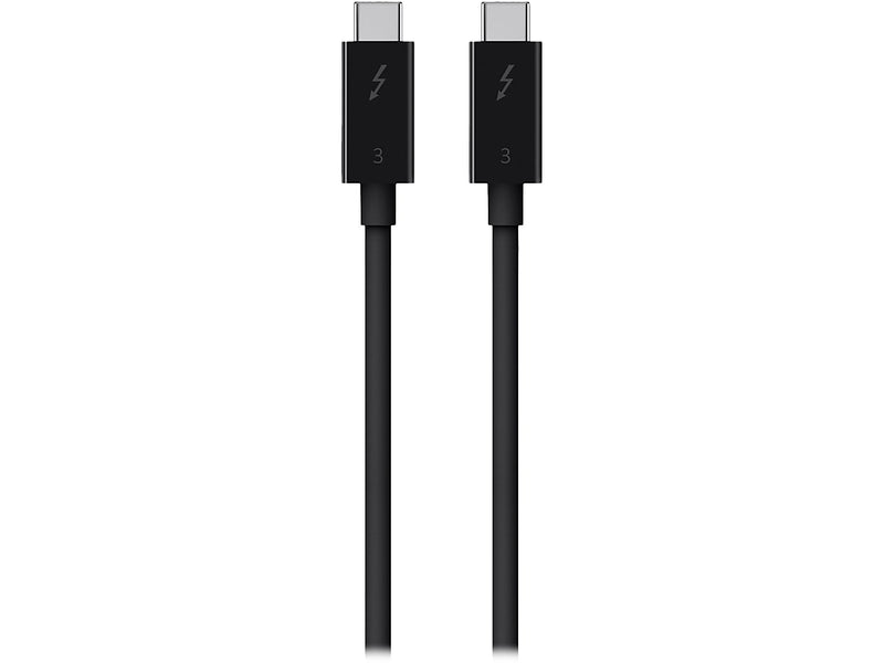 Belkin 2.6' USB Thunderbolt 3 USB-C to USB-C Cable, Black (F2CD084BT0.8MBK)
