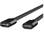 Belkin 2.6' USB Thunderbolt 3 USB-C to USB-C Cable, Black (F2CD084BT0.8MBK)