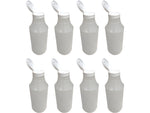 US Chemical & Plastics Flip Top Bottle, White, 8/Box (UWMB295904)