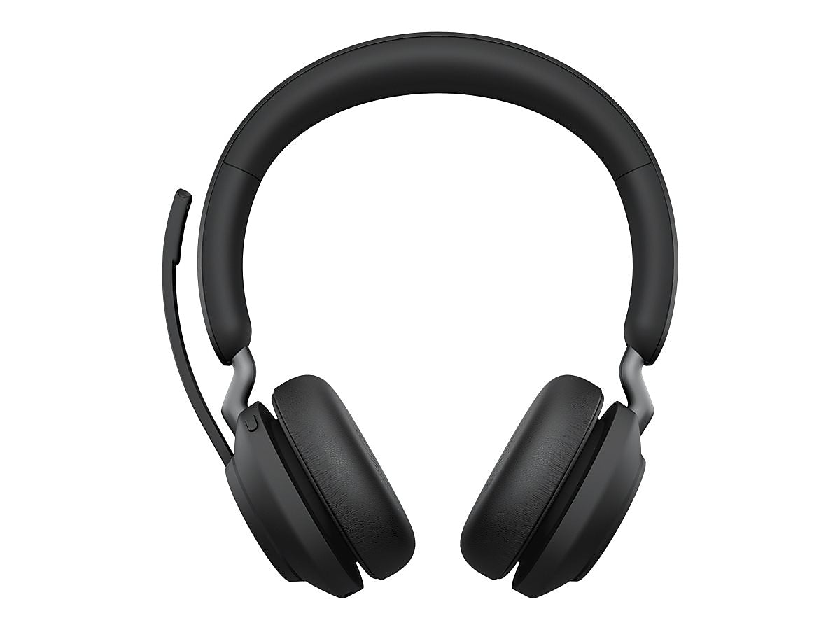 jabra Evolve2 65 UC Stereo USB-A Noise Canceling Bluetooth Stereo Computer Headset, Black (26599-989-889)
